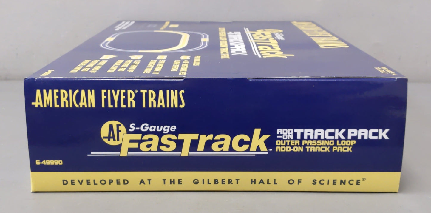 American Flyer 6-49990 S Scale Fastrack Outer Passing Loop Track Pack