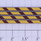 American Flyer PA11198 S Scale Brown / Yellow Striped Side Fence Rail