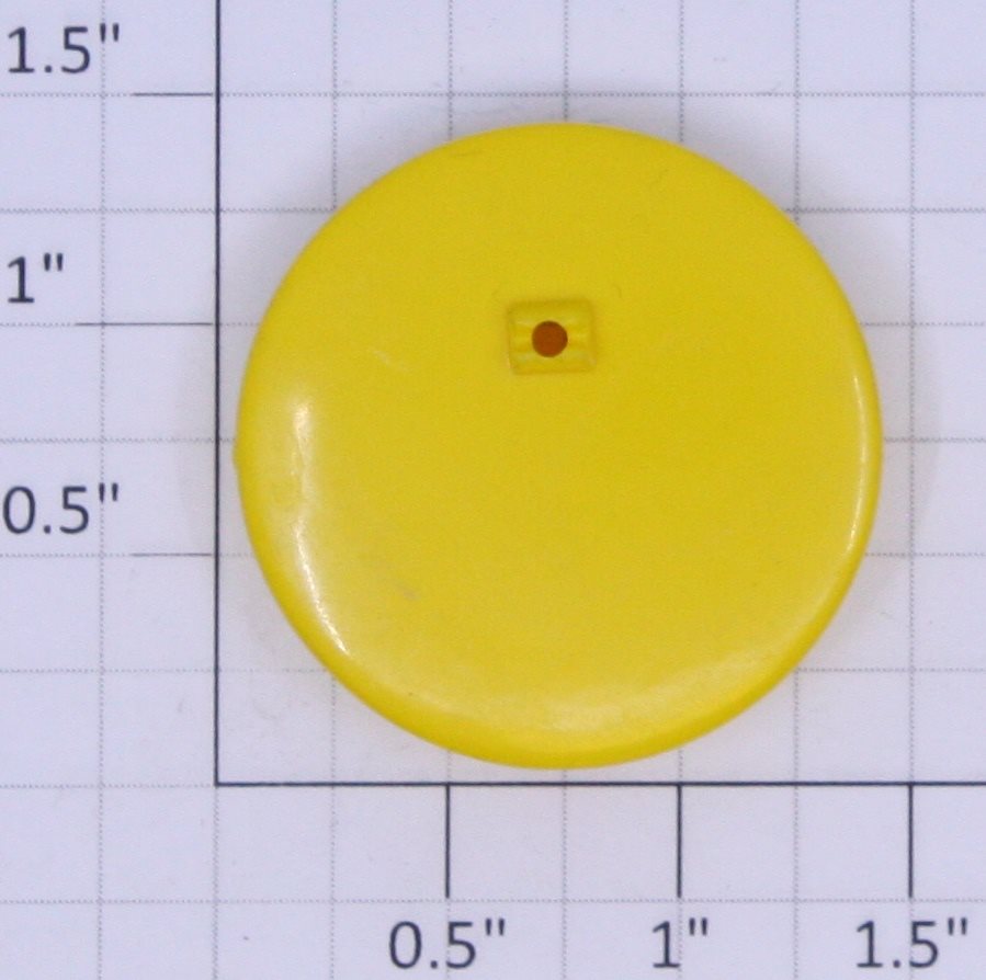American Flyer PA100862 S Scale Yellow Tank Car End