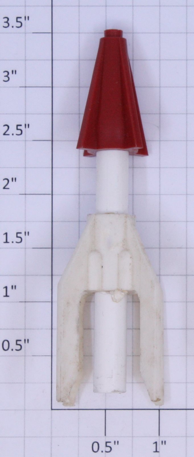 American Flyer P14A686 S Scale White Rocket