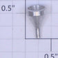 American Flyer XA15FNL S Scale Aluminum Smoke Fluid Pouring Funnel