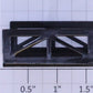 American Flyer 48505-20 Flat Car Black Bulkhead