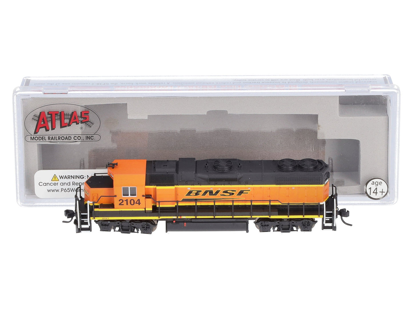 Atlas 47670 N Burlington Northern Santa Fe GP38-2 Diesel Engine #2104