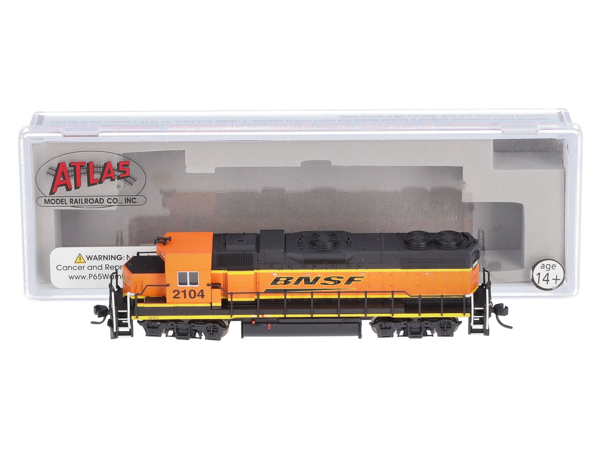 Atlas 47670 N Burlington Northern Santa Fe GP38-2 Diesel Engine #2104