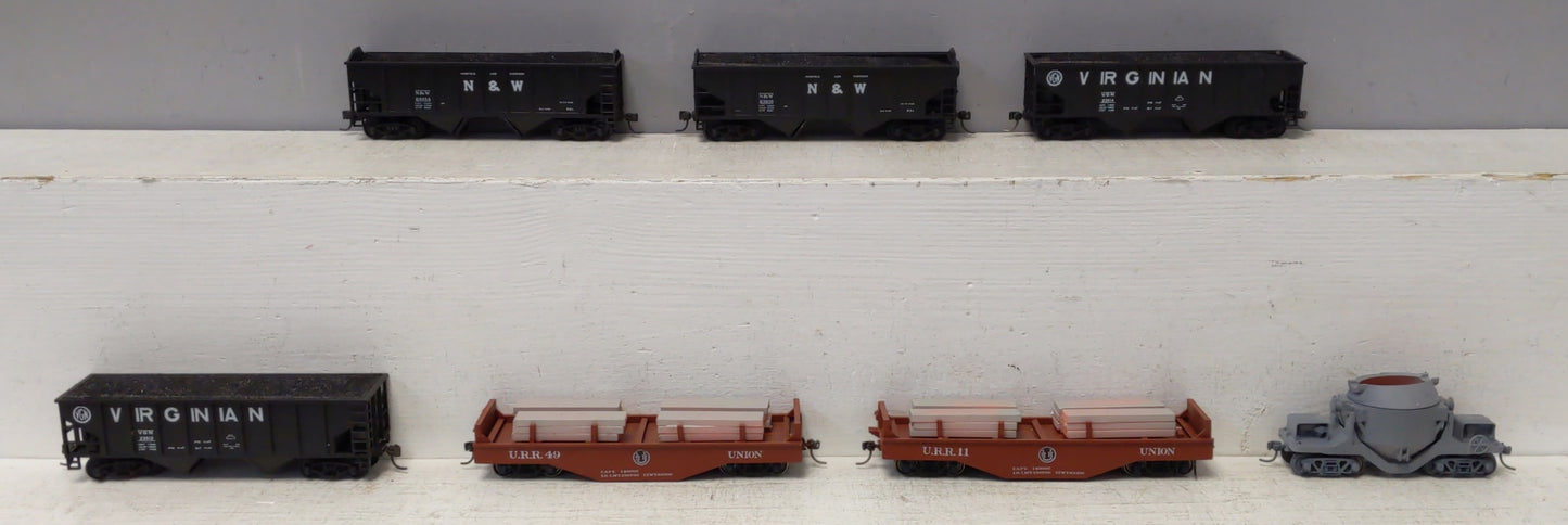 Walthers & Others HO Scale Assorted Freight Cars: 11, 49, 24614, 23512, 23514[7] VG