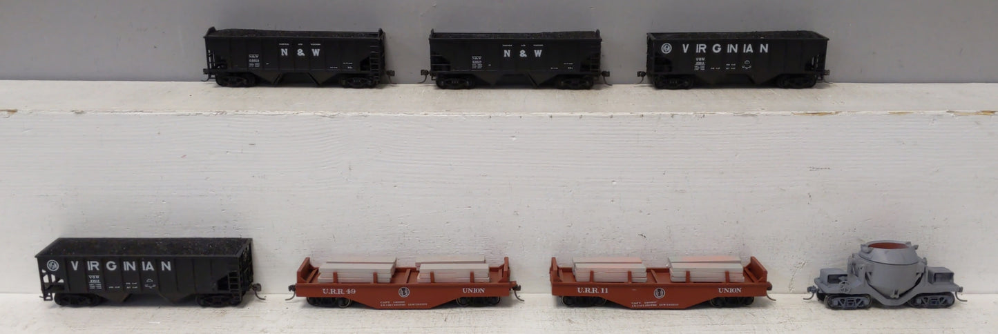 Walthers & Others HO Scale Assorted Freight Cars: 11, 49, 24614, 23512, 23514[7] VG