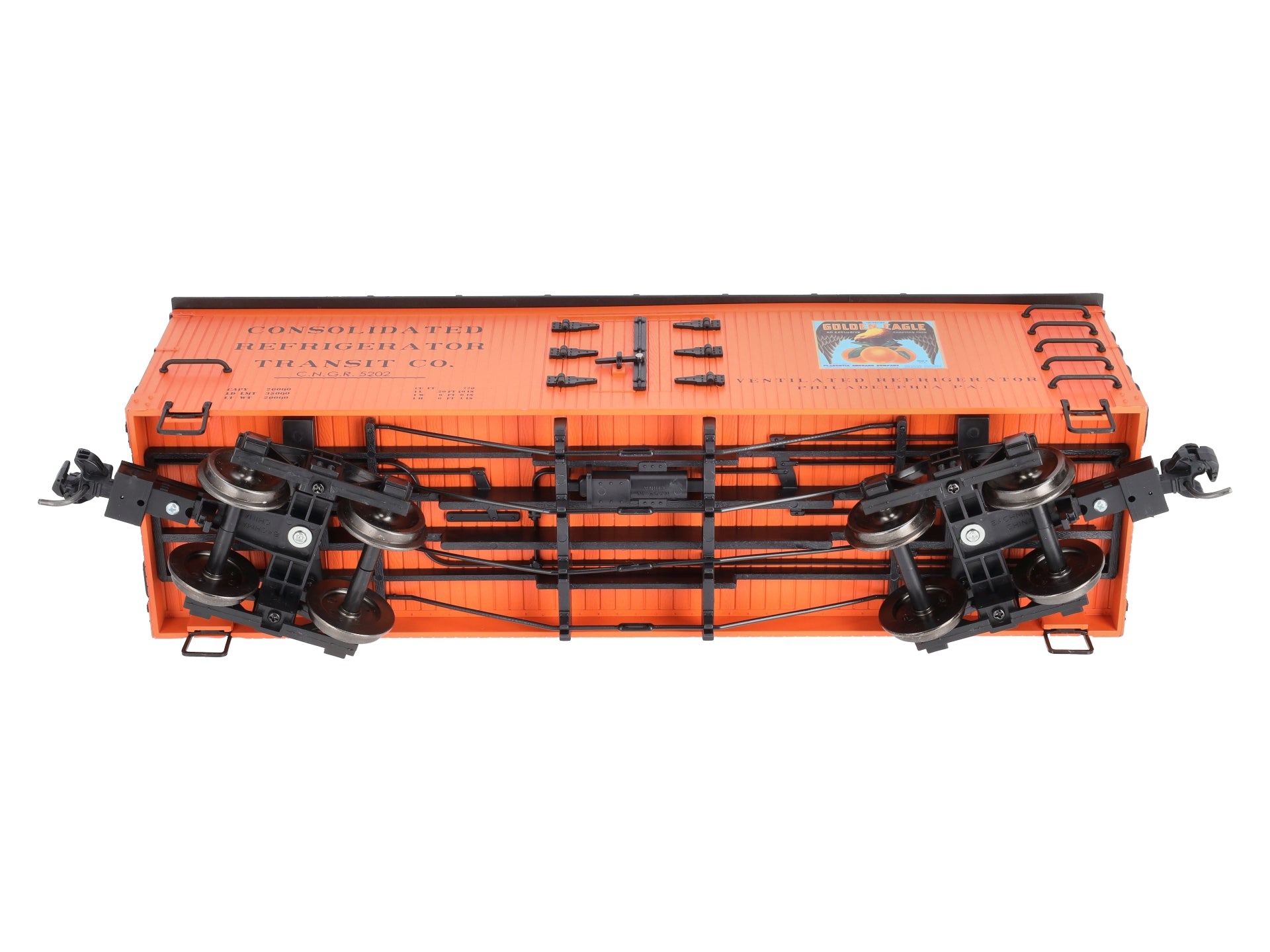Bachmann 93203 G Golden Eagle Oranges Wood Reefer