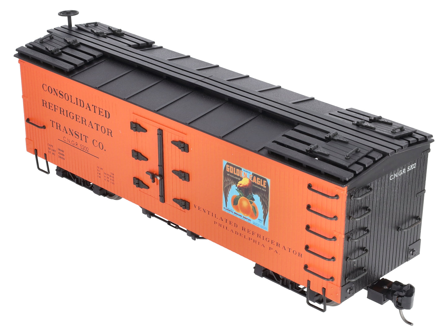Bachmann 93203 G Golden Eagle Oranges Wood Reefer