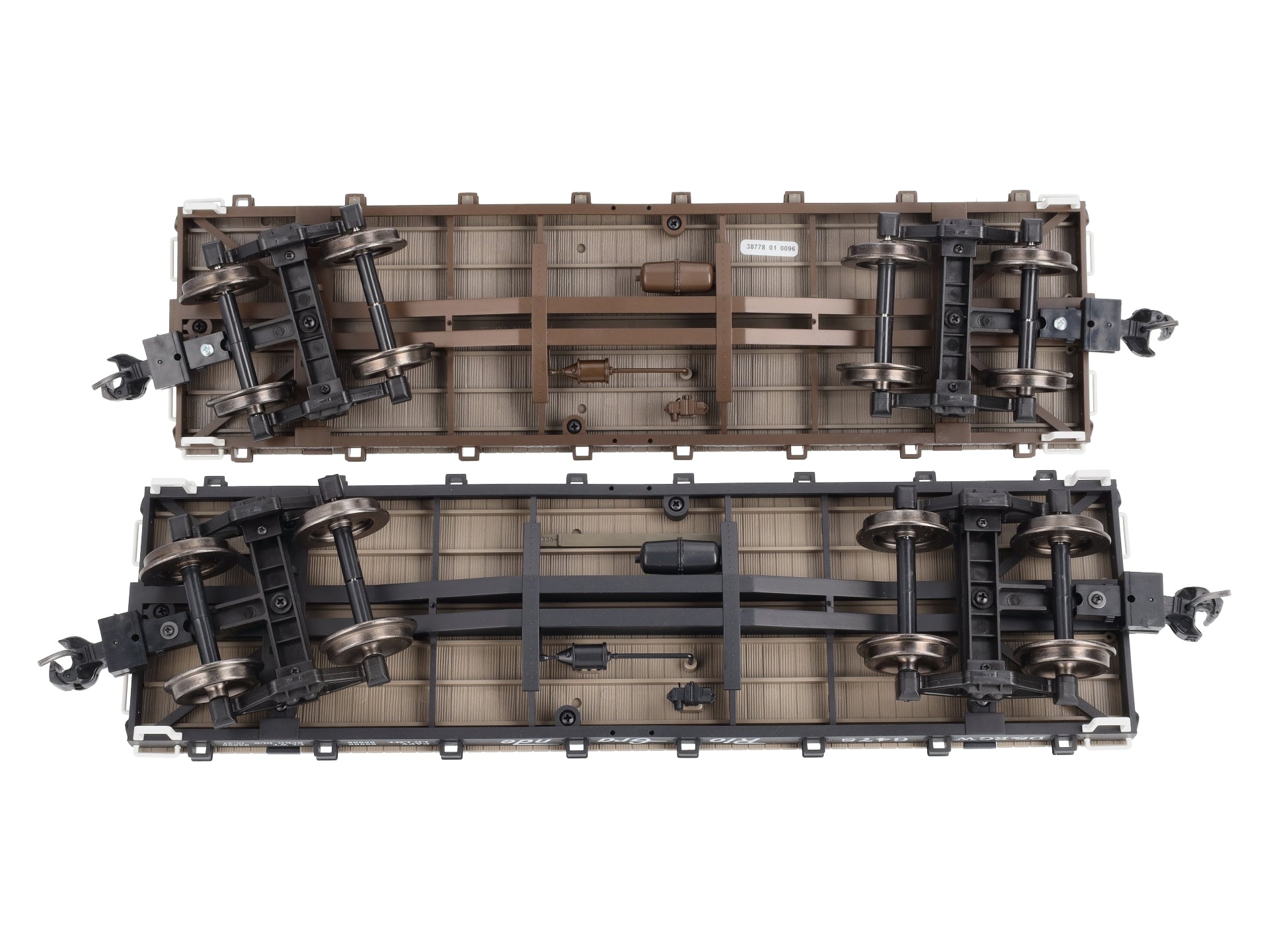 Piko 38778 G Denver & Rio Grande Western Flatcar with Stakes (Set of 2)