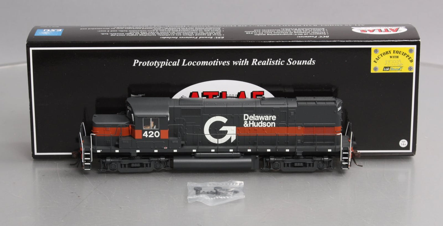 Atlas 10011006 HO Delaware & Hudson Alco C420 Diesel Locomotive #420 w/DCC/SND