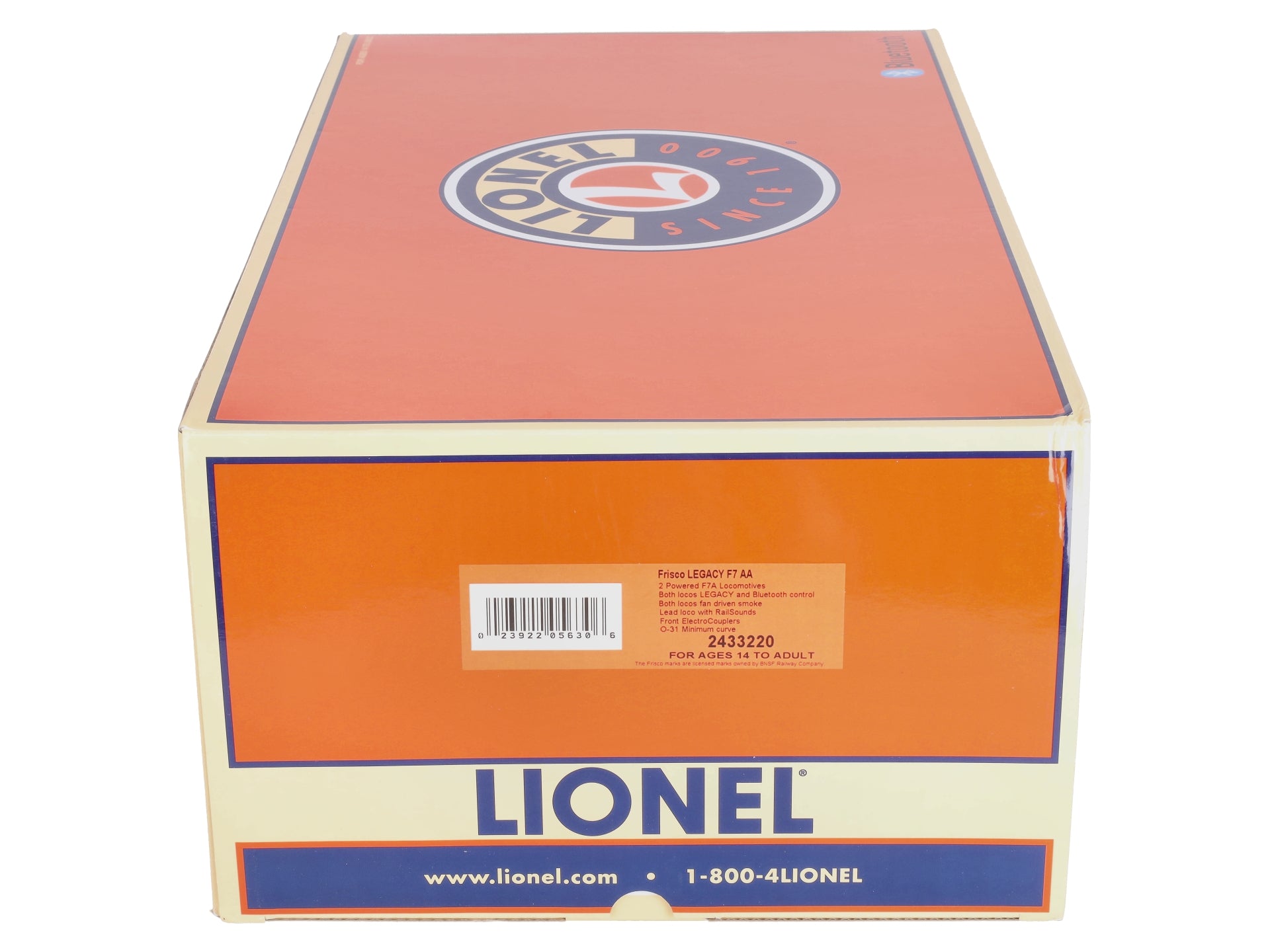 Lionel 2433220 O Gauge LEGACY Frisco F7 AA Diesel Engine Set #5032/5033