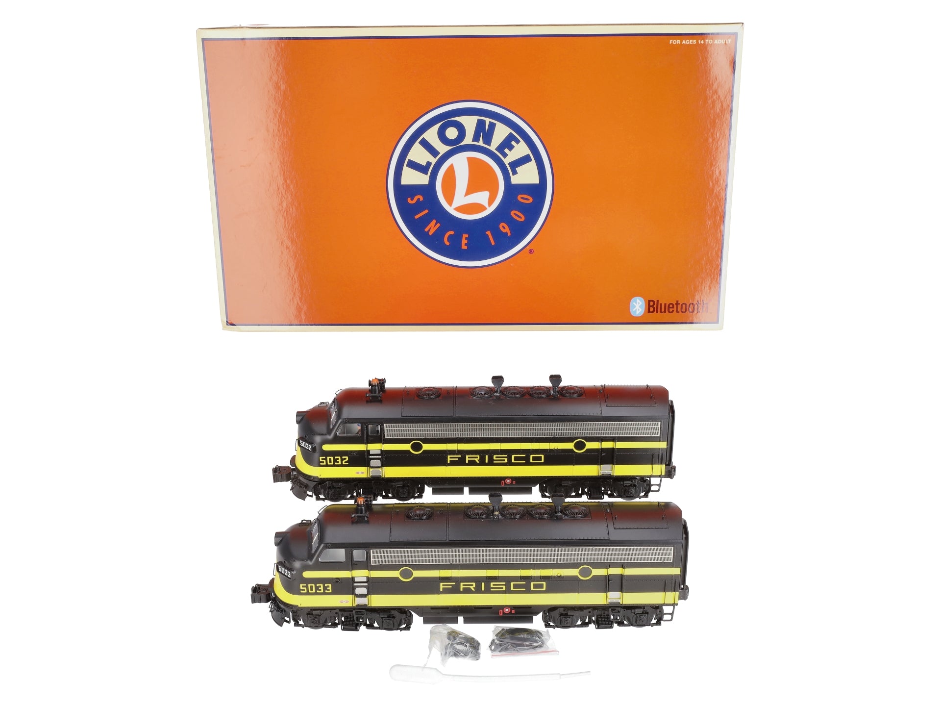 Lionel 2433220 O Gauge LEGACY Frisco F7 AA Diesel Engine Set #5032/5033