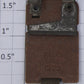 American Flyer 1922X O Gauge Brown Fiber Track Lockon 2" Long