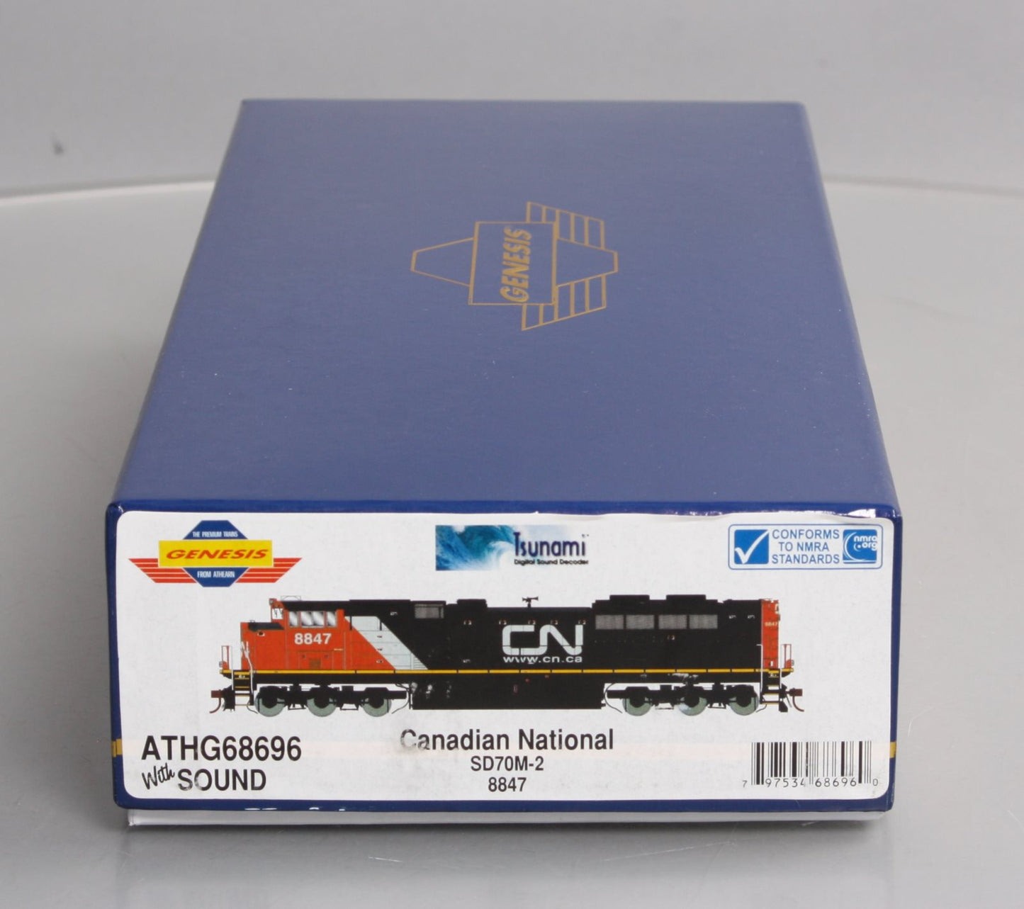 Athearn G68696 HO CN SD70M-2 Diesel Locomotive w/DCC/Sound #8847