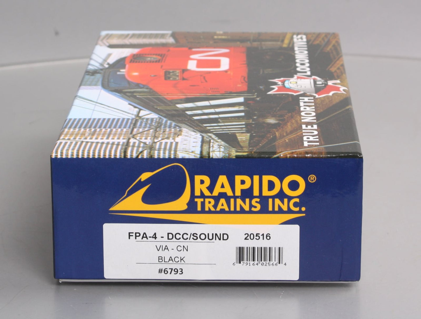 Rapido Trains 20516 HO VIA/CN MLW FPA4 with Sound & DCC #6793