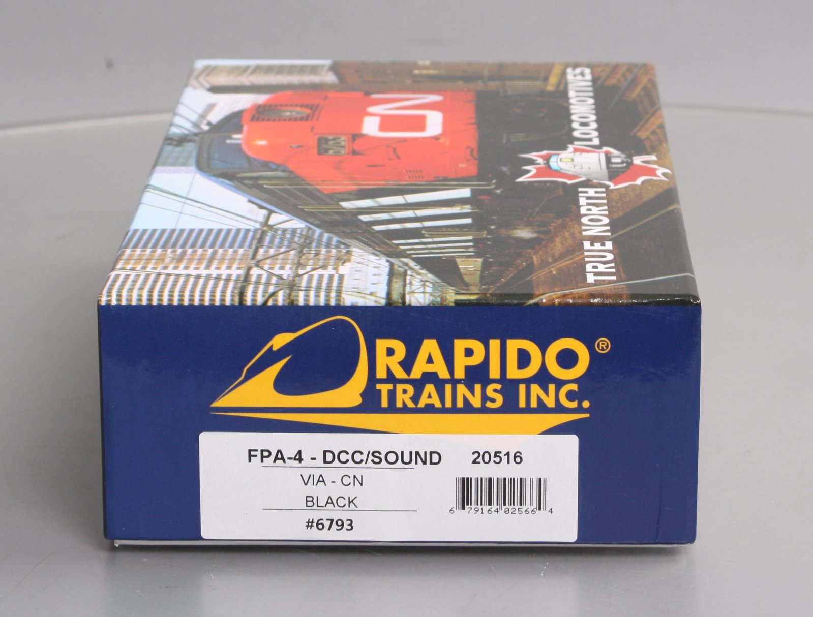 Rapido Trains 20516 HO VIA/CN MLW FPA4 with Sound & DCC #6793