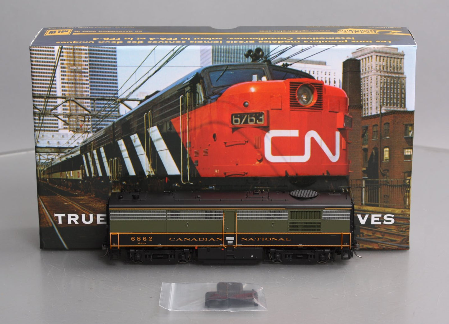 Rapido Trains 30502 HO Canadian National MLW FPB4 w/Sound & DCC #6862