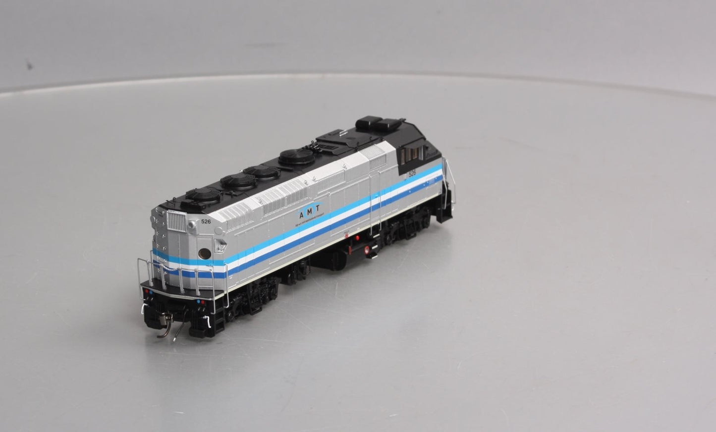 Rapido Trains 019522 HO AMT 3 Stripe F59PH Diesel Locomotive with DCC/Sound #526