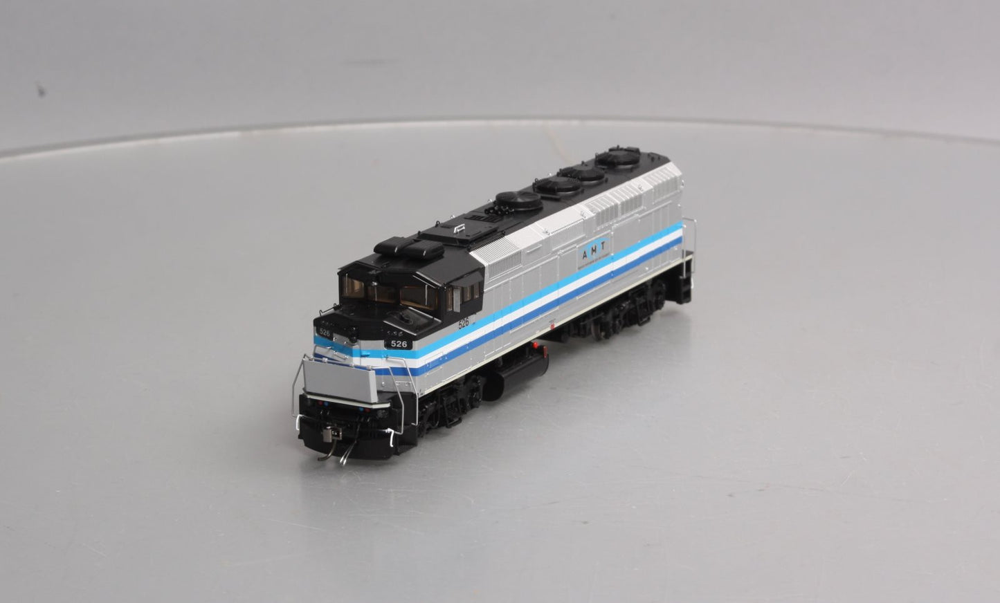 Rapido Trains 019522 HO AMT 3 Stripe F59PH Diesel Locomotive with DCC/Sound #526