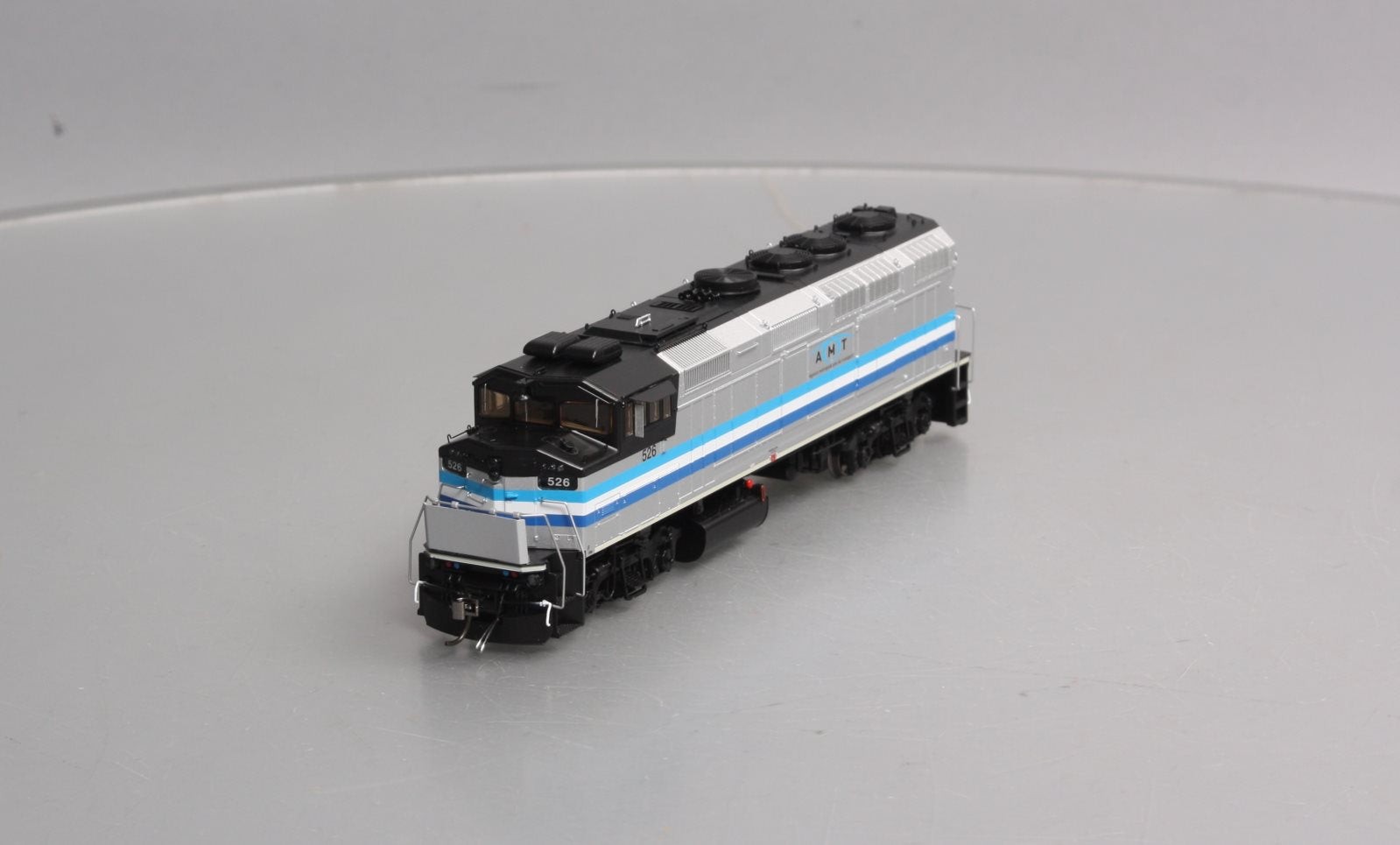 Rapido Trains 019522 HO AMT 3 Stripe F59PH Diesel Locomotive with DCC/Sound #526