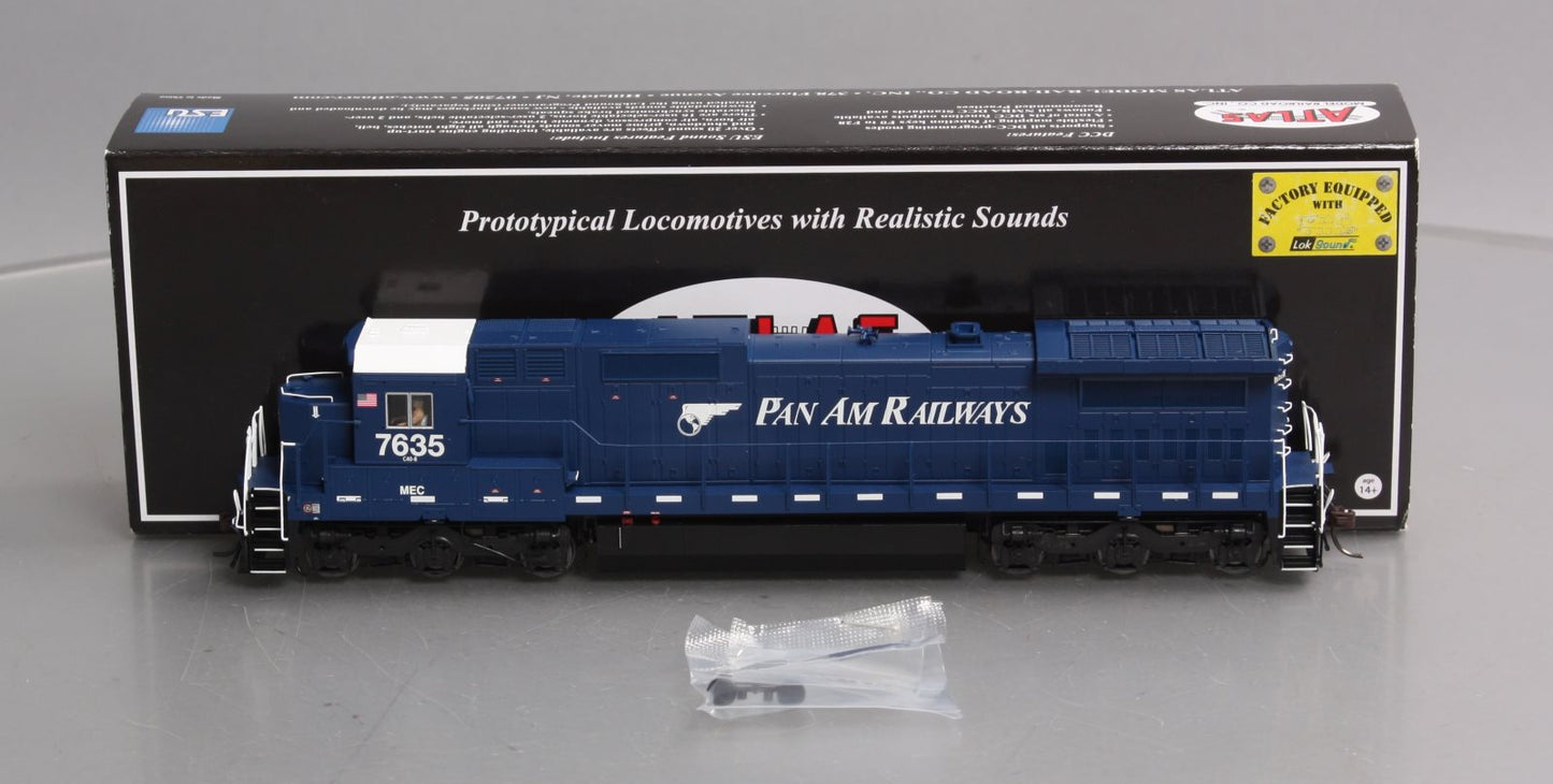 Atlas 10003130 HO Pan Am DASH 8-40C Diesel Locomotive w/ESU Sound & DCC #7635
