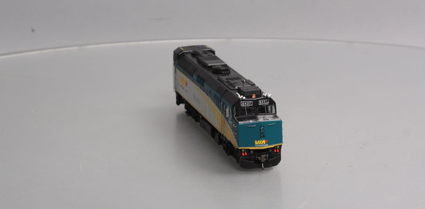 Rapido Trains 82505 HO VIA Rebuilt F40PH Diesel Locomotive #6347 w/ DCC & Sound