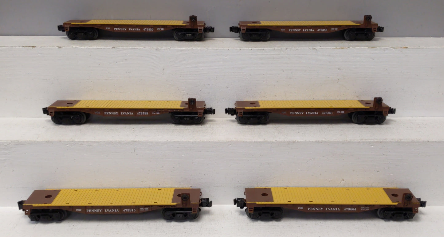 Lionel 6-84451 O Pennsylvania Flat Car 6-Car Set