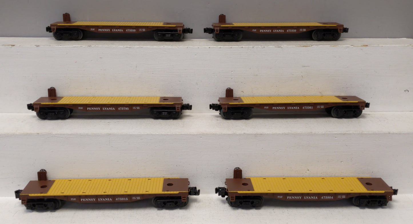 Lionel 6-84451 O Pennsylvania Flat Car 6-Car Set