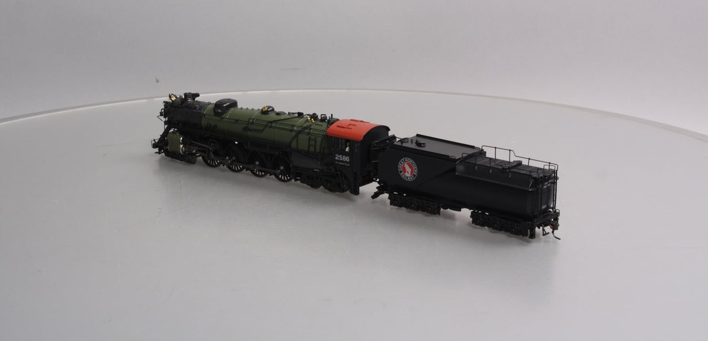 Broadway Limited 2874 HO Great Northern Class S-2 4-8-4 Vestibule Cab #2586