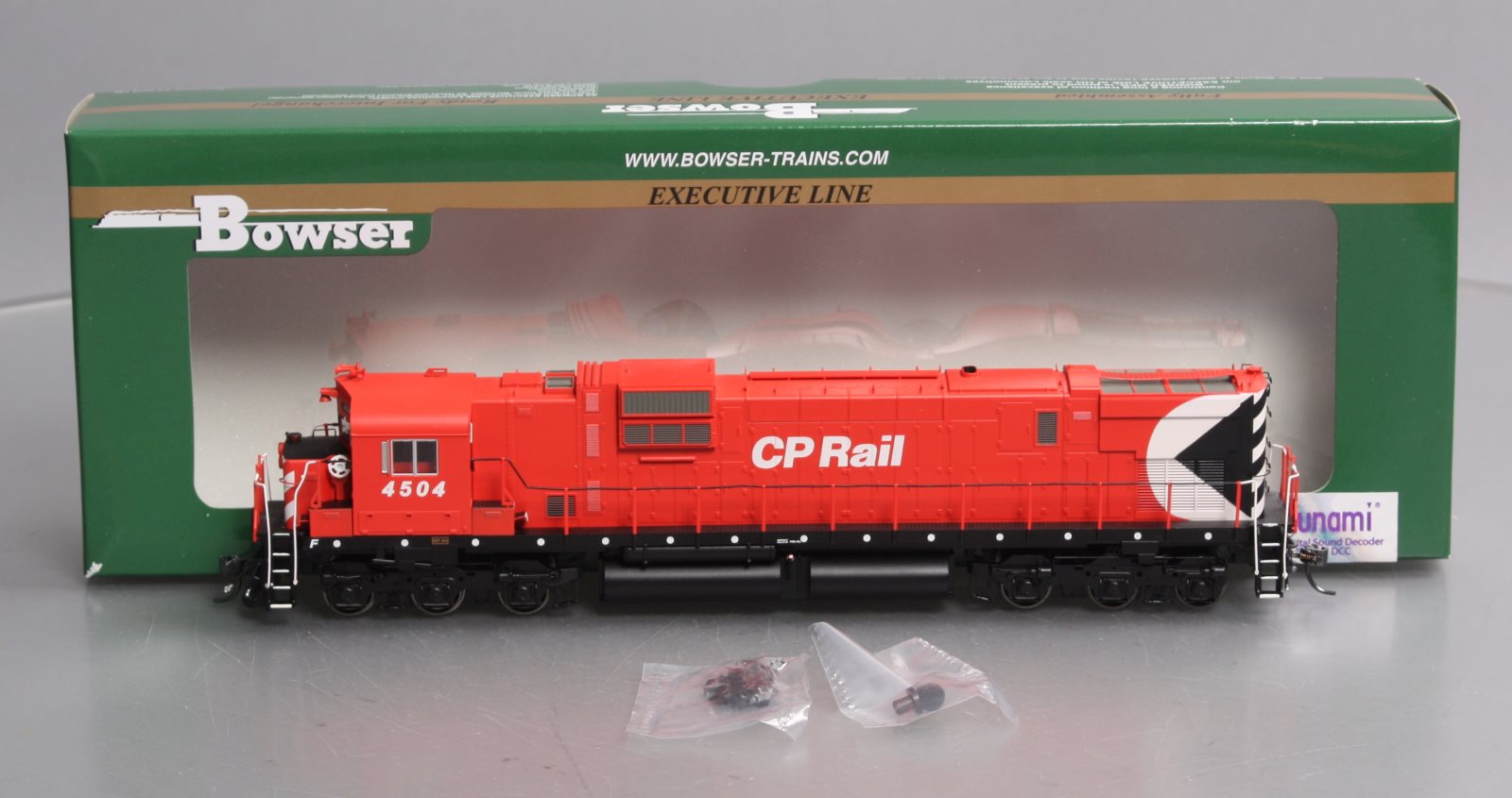 Bowser 23713 HO CP Rail Diesel Locomotive C-630M #4504 with Sound