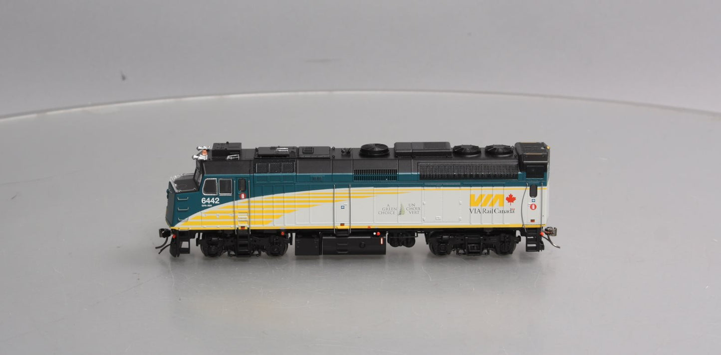 Rapido Trains 82507 HO Via Rail F40PH-2D Diesel #6442 w/ DCC & Sound