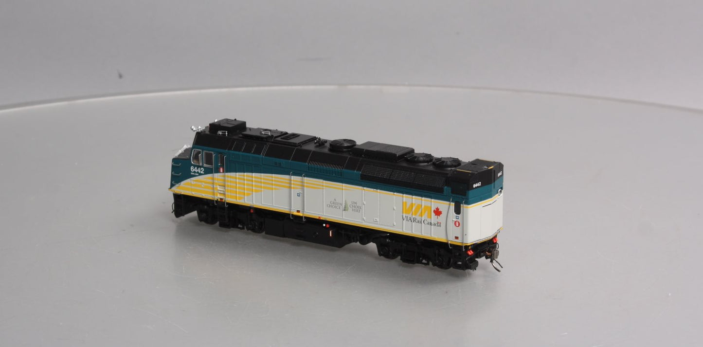 Rapido Trains 82507 HO Via Rail F40PH-2D Diesel #6442 w/ DCC & Sound