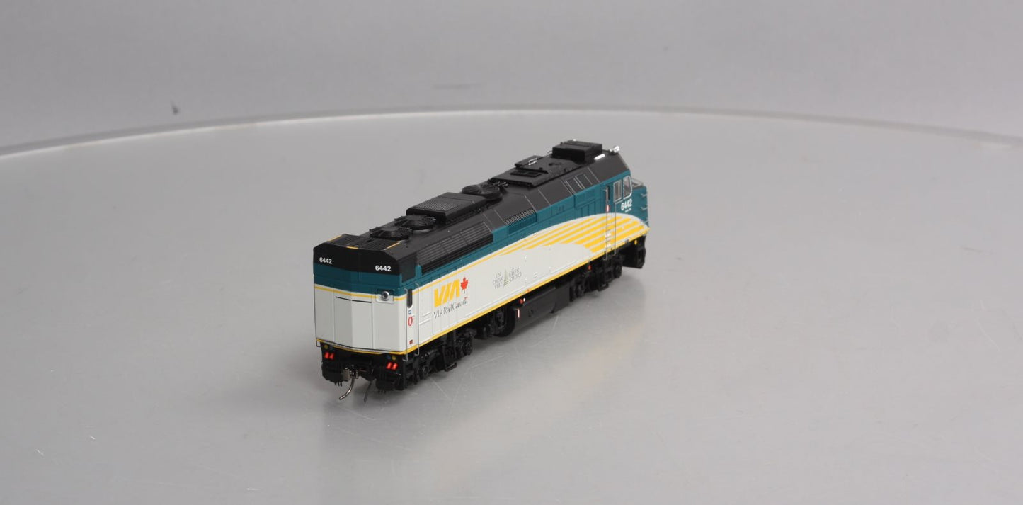 Rapido Trains 82507 HO Via Rail F40PH-2D Diesel #6442 w/ DCC & Sound