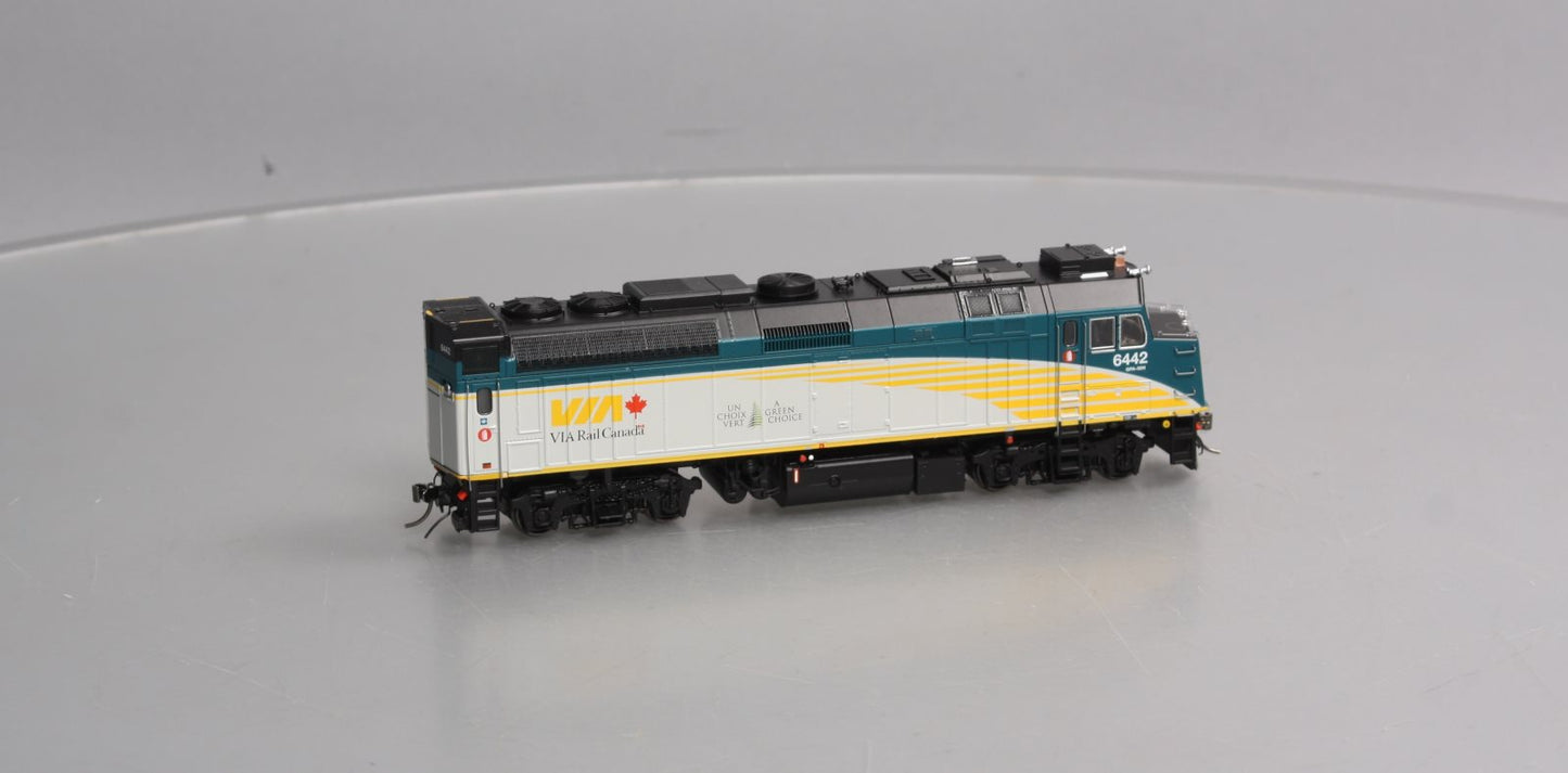Rapido Trains 82507 HO Via Rail F40PH-2D Diesel #6442 w/ DCC & Sound