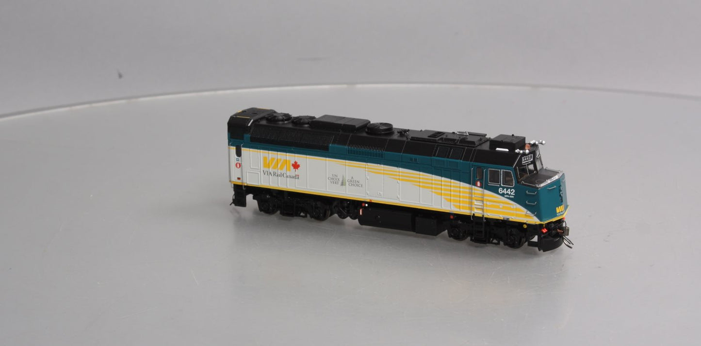 Rapido Trains 82507 HO Via Rail F40PH-2D Diesel #6442 w/ DCC & Sound