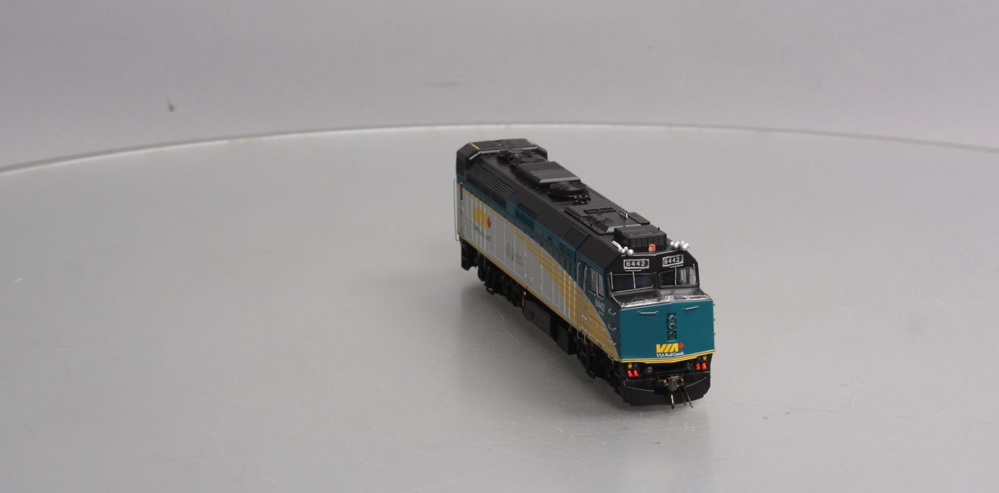 Rapido Trains 82507 HO Via Rail F40PH-2D Diesel #6442 w/ DCC & Sound