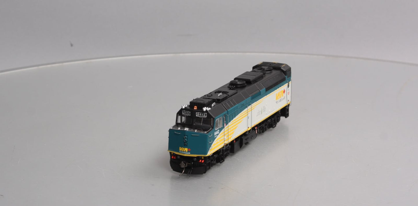 Rapido Trains 82507 HO Via Rail F40PH-2D Diesel #6442 w/ DCC & Sound