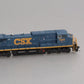 Atlas 51922 N CSX/YN3 RTR Dash 8-40CW Diesel Locomotive #7314