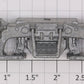 Lionel 2333-68 Silver Santa Fe F3 Truck Side Frame