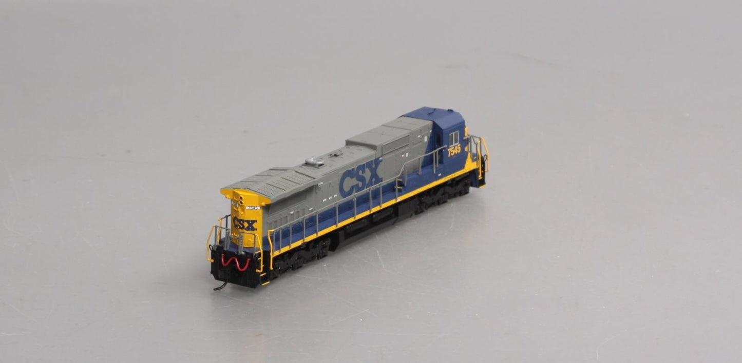 Atlas 51809 N Scale CSX Dash8-40C Diesel Locomotive #7545