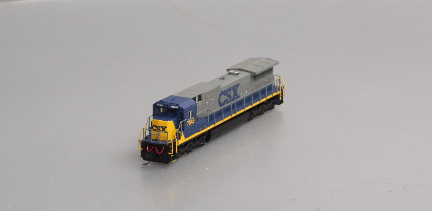 Atlas 51809 N Scale CSX Dash8-40C Diesel Locomotive #7545