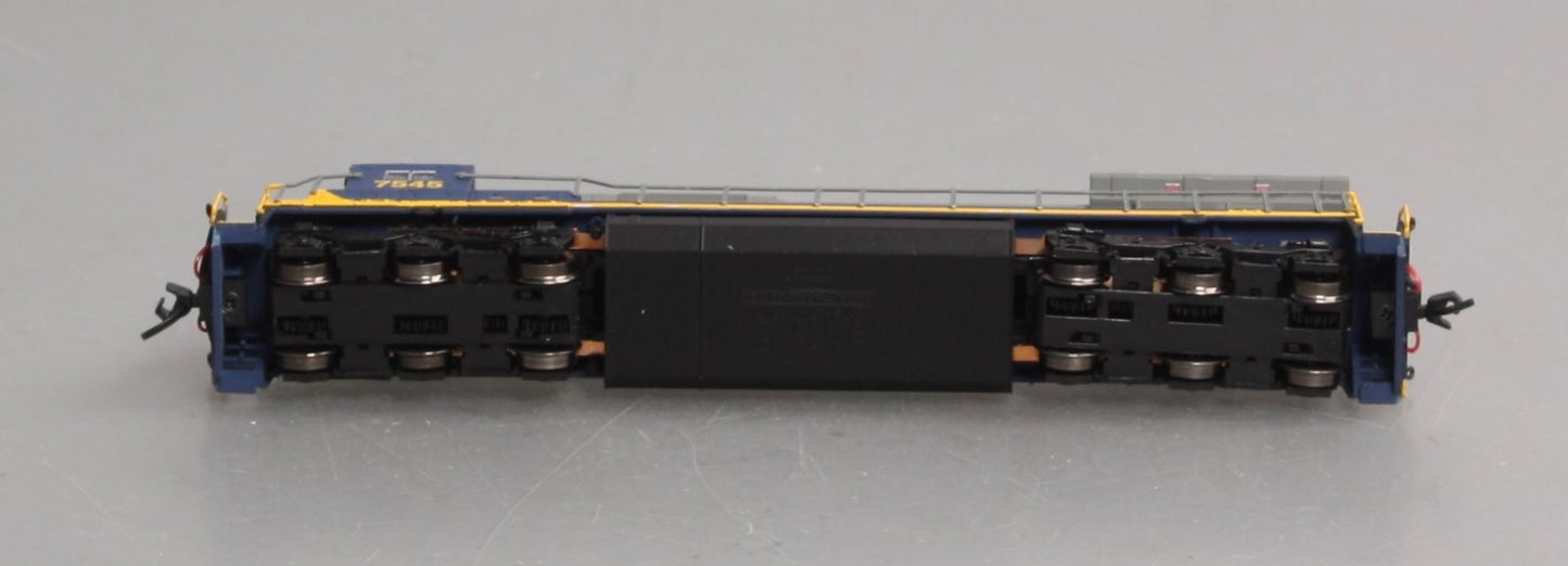 Atlas 51809 N Scale CSX Dash8-40C Diesel Locomotive #7545