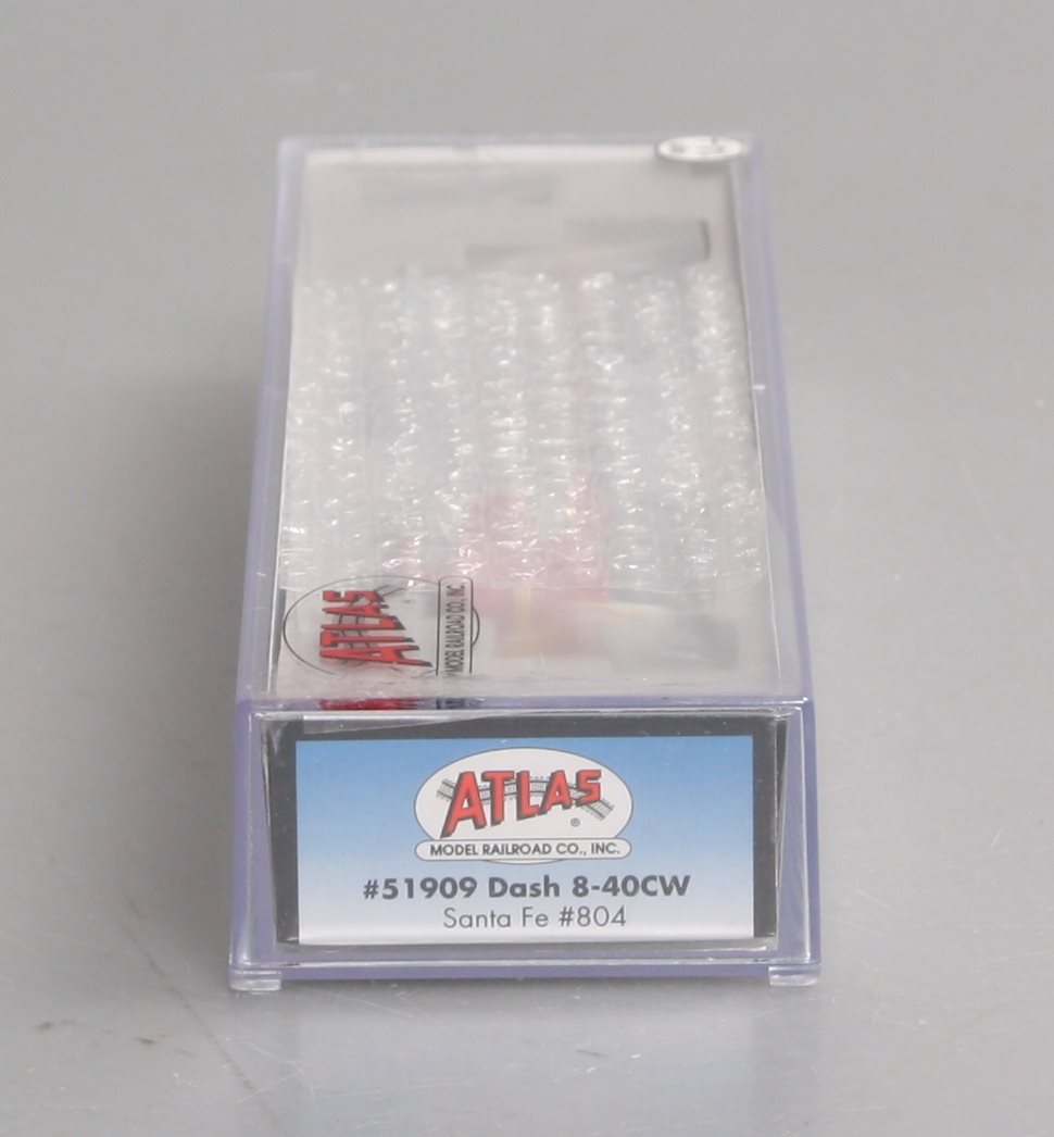 Atlas 51909 N Scale ATSF C40-8W Diesel Locomotive #804