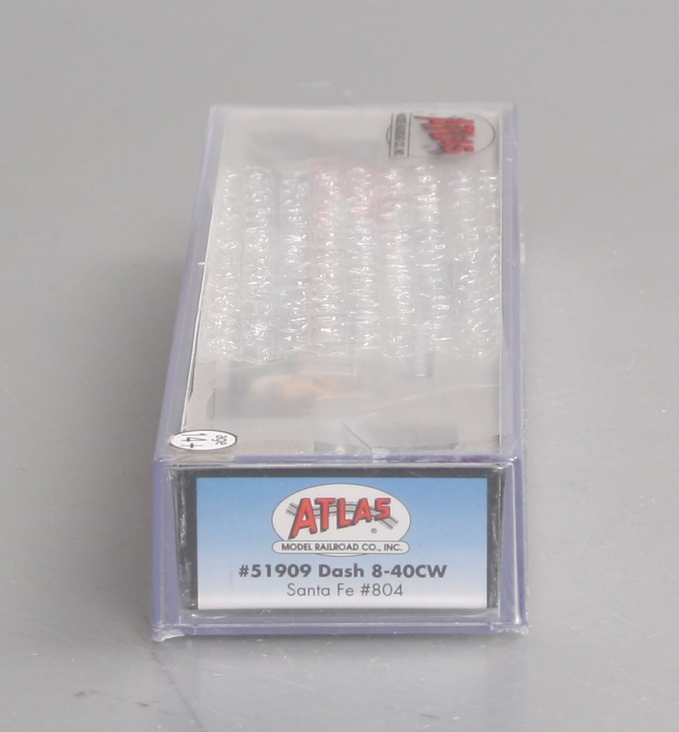 Atlas 51909 N Scale ATSF C40-8W Diesel Locomotive #804