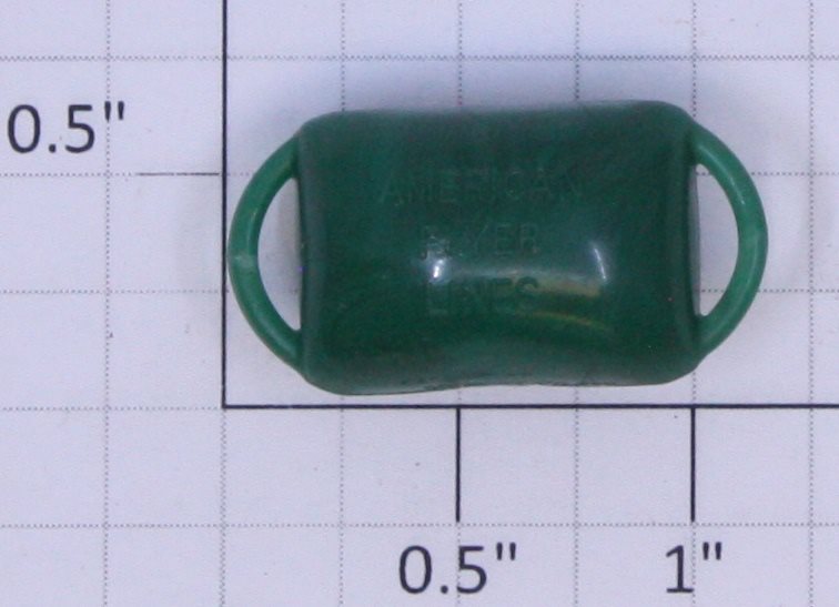 American Flyer PA9760 S Scale Weighted Green Mail Bag
