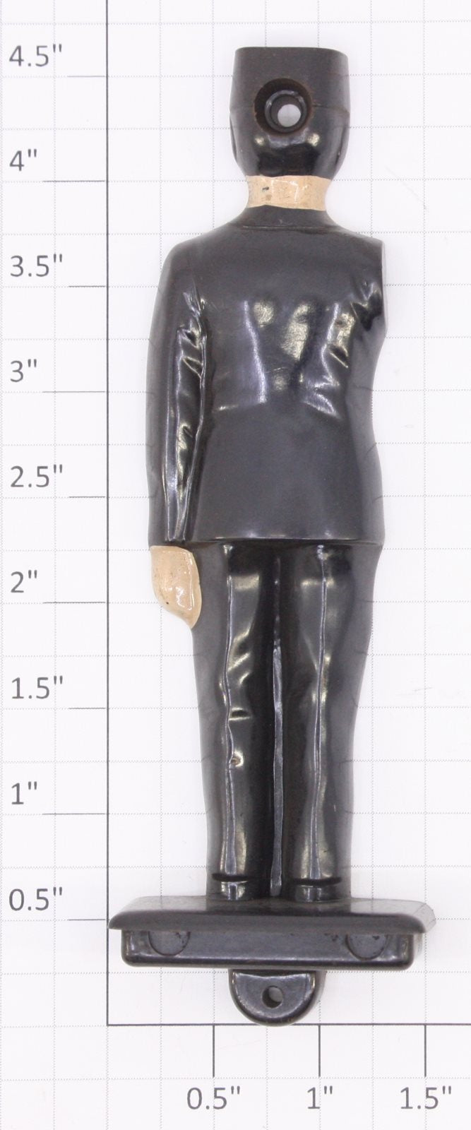 Lionel 1045-22 Black Flagman Back Figure Half