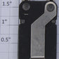 American Flyer 1922 O Gauge Black Fiber Fahnestock Track Lockon 2" Long