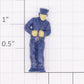 Lionel 3428-12 Blue Mailman Figure without Magnet