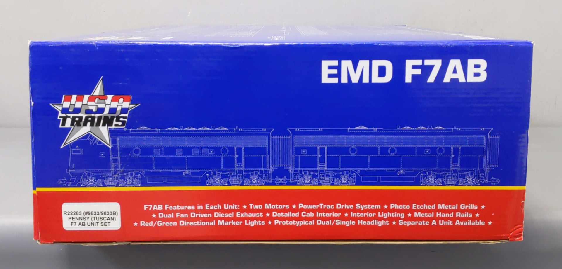 USA Trains R22283 G Pennsylvania F-7 AB Diesel Locomotive Set