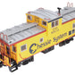 USA Trains R12128 Chessie Illuminated Ext. Vision Caboose #903112 - Metal Wheels LN/Box